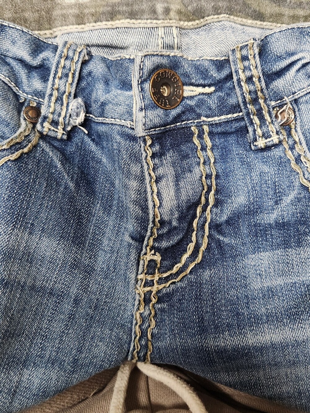 Cowgirl Tuff Light Blue Flare Jeans - Picture 10 of 10